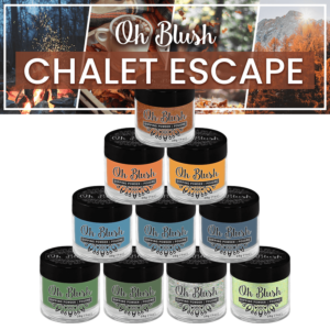Oh Blush Poudre Collection Chalet Escape (10pcs), collection Chalet Escape, couleurs variées, automne 2022