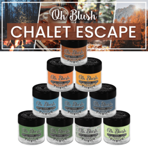 Oh Blush Poudre Collection Chalet Escape (10pcs), collection Chalet Escape, couleurs variées, automne 2022