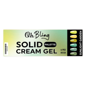 Oh Bling Solid Gel Cream Gel Palette #01 Sunlight Garden