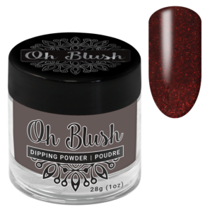 Oh Blush Powder 190 Cuddle (1oz), Love at First Sight, Black, Red, Sparkles