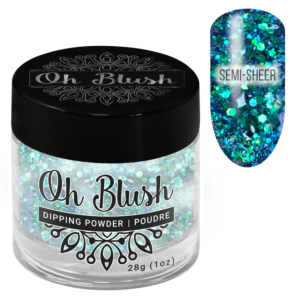 Oh Blush Powder 243 Sea-Maid (1oz), Fantasy collection, blue, green, sparkles