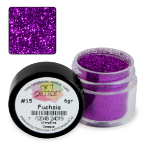 Paillette Art Glitter 15 Fuchsia 1/4 oz