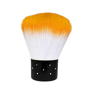 Short Dust Brush Orange / White Diamond