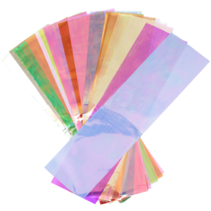 Papier Effet Verre Couleurs Variées 24pcs