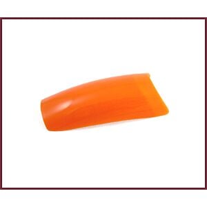 Colored Nail Tips - Half Well - Orange #7 (100)