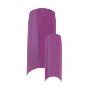 Colored Nail Tips - Half Well - Lilac (100 pcs)