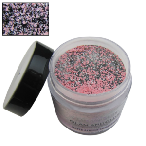 Poudre acrylique matte rose et noir