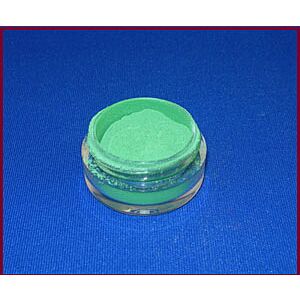 poudre vert ongles