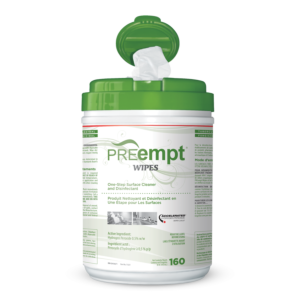 PREempt Cleaner and disinfectant for Surfaces Wipes 160 units