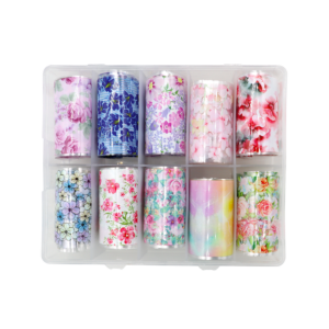 Decorative Transfer Paper Box 10pcs Flowers #32-10