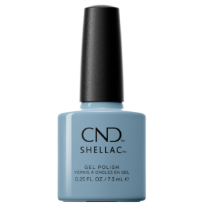 Shellac Vernis UV Frosted Seaglass #432 7.3mL, CND Color World collection, bleu
