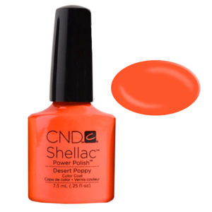 Shellac orange Desert Poppy