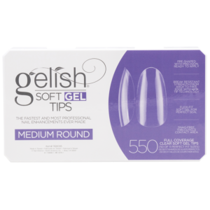 Gelish Soft Gel Tips - Medium Round (550pcs)
