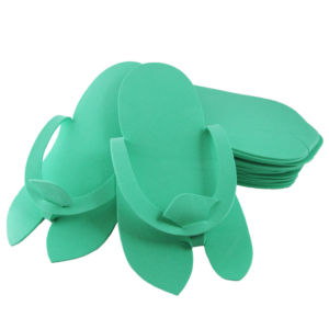 Disposable Foam Slippers - Green Color