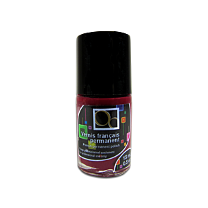 red Matte nail polish bordeau