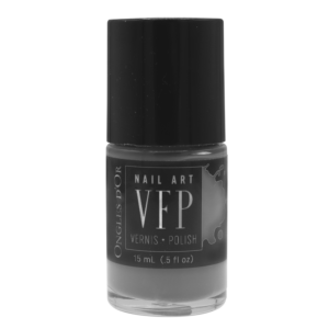 Matte nail polish grey