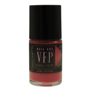 Red French permanent polish matte