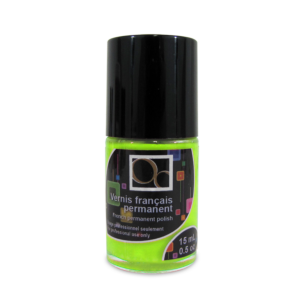 French permanent polish fluo green