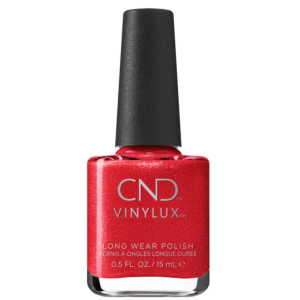 Vinylux CND Vernis à Ongles #417 Love Fizz 15mL, Collection Painted Love, rouge, paillettes