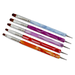 Kit De 6 Pinceaux Spéciaux Pour Gel UV - Pose D'ongles, Neuf