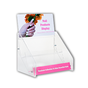 Présentoir Acrylique 5 Niveaux Transparent – Idéal Pour Cartes à Collectionner, Vernis à Ongles, Parfums & Huiles Essentielles – 31x21,5x13,5 Cm