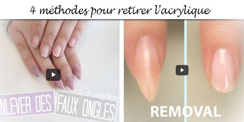 4 méthodes pour retirer des ongles en acrylique