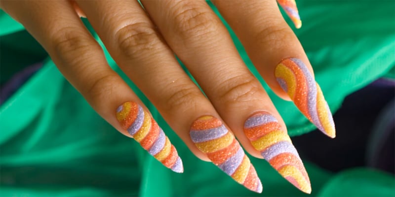 Tuto Effet Sucre avec les vernis Gel Gelish Now & Zen