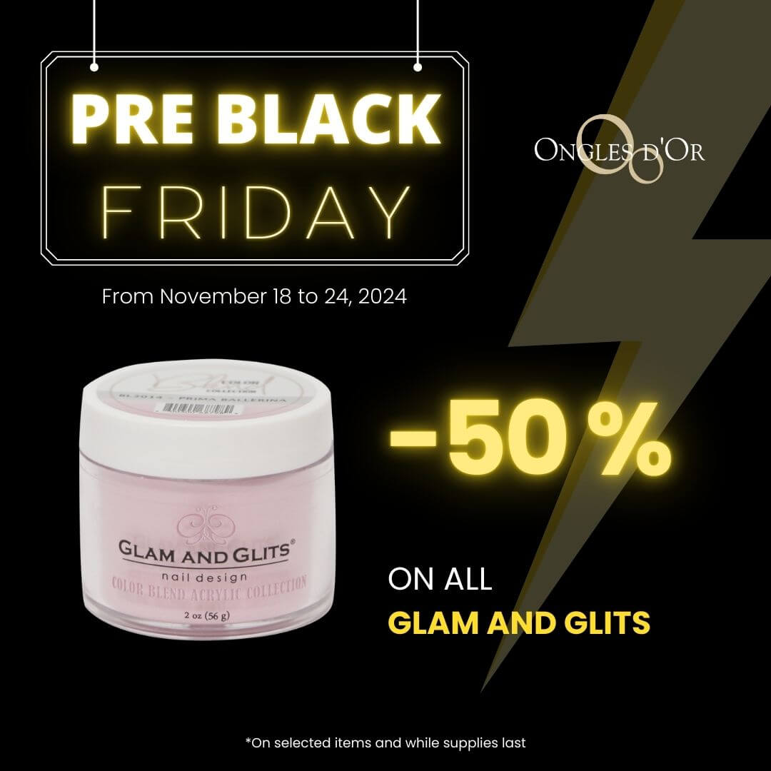 Black Friday Glam and Glits Dip powders