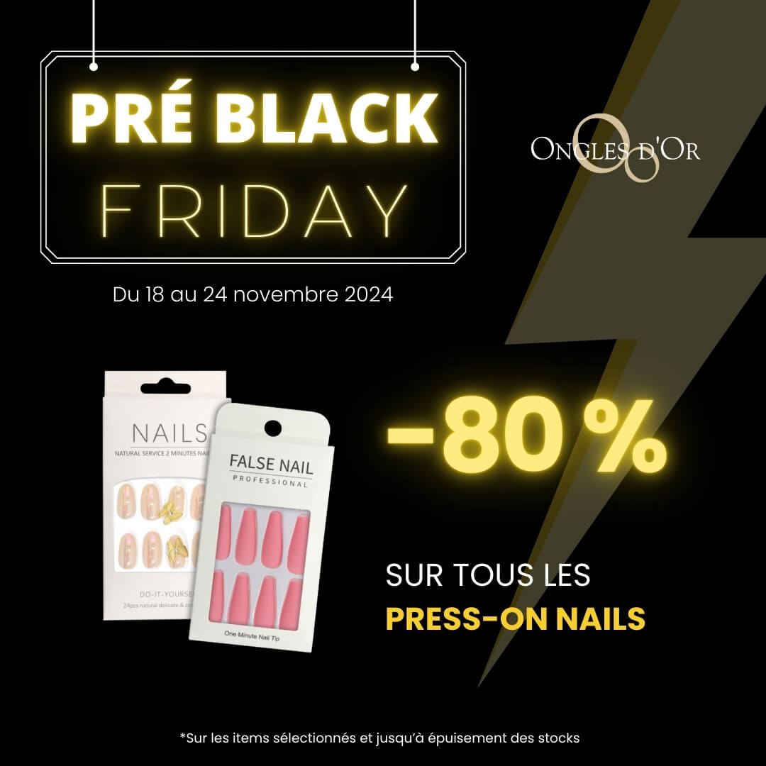 Pré Black Friday Press-on Nails